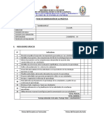 Ficha de Observación de La Práctica