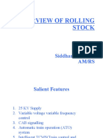 Overview of Rolling Stock - Siddharth