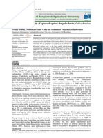 Determination of Toxicity of Spinosad Against The Pulse Beetle, Callosobruchus