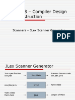 CPSC 388 - Compiler Design and Construction: Scanners - Jlex Scanner Generator