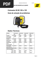 Roteiro de Testes Padrão Cutmaster 60 80 100 120 Rev 01