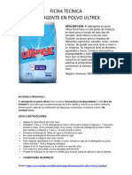 Ficha Tecnica Ultrex PDF