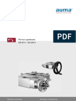 Part-Turn Gearboxes GS 50.3 - GS 250.3: Assembly, Commissioning Operation Instructions