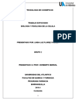 Trabajo Cosmetico Exposicion Biologia y Fisiologia de La Celula