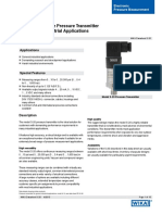 Model S-20 High Performance Pressure Transmitter For General Industrial Applications