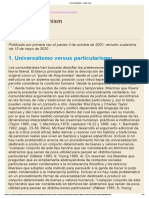 Comunitarismo - Daniel Bell (Artículo en Español)