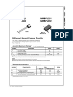 J201 J202 MMBFJ201 MMBFJ202: N-Channel General Purpose Amplifier