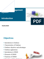 Unit I - Introduction To Database