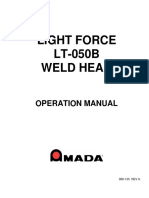 Light Force LT-050B Weld Head: Operation Manual