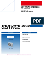 Split-Type Air Conditioner: Basic: AQ09RAN (X) SER Model: AQ07 SER Model Code: AQ07TSBN (X) SER