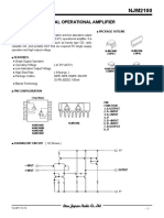 Dual Operational Amplifier: General Description Package Outline