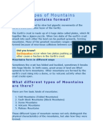 Types of Mountains: How Are Mountains Formed?