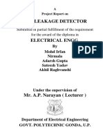 Gas Leakage Detector: by Mohd Irfan Nirmala Adarsh Gupta Sateesh Yadav Akhil Raghvanshi