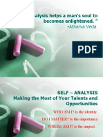 Selfanalysisand Swot Analysis