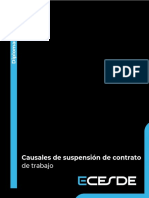 Causales de Suspension de Contrato de Trabajo