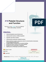 10-Platelet Structure and Function PDF