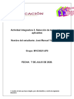 Actividad Integradora 3. Selección de Texto e Ideas Aplicables