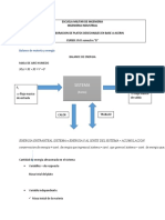 Balance de Masa y Energia (Elaboracion de Platillos Desechables)