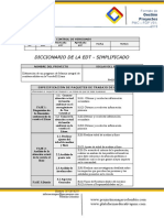 Diccionario de La EDT - Simplificado