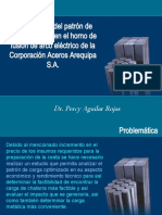 Optimización Del Patrón de Carga Metálica en El Horno de Fusión de Arco Eléctrico de La Corporación Aceros Arequipa S.A.