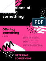 Expressions of Offering Something