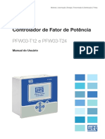 WEG Controlador Do Fator de Potencia PFW03 T12 24 Manual Do Usuario 10006647131 PT PDF