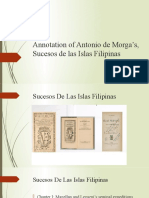 Annotation of Antonio de Morga's, Sucesos de Las Islas Filipinas