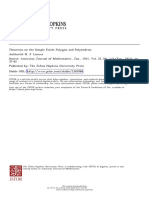 Theorems On The Simple Finite Polygon and Polyhedron