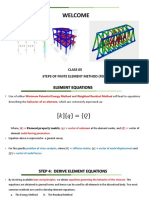 Class 5 - Steps of Finite Element Analysis 2-2