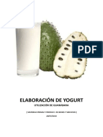 Yogurt de Guanábana