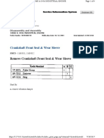 Crankshaft Front Seal & Wear Sleeve