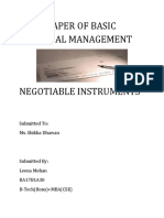 Term Paper of Basic Financial Management: Submitted To: Ms. Shikha Dhawan