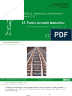 Fuerza Cortante Transversal PDF