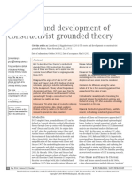 Lauridsen, E. I., & Higginbottom, G. (2014) - The Roots and Development of Constructivist Grounded Theory. Nurse Researcher, 21 (5), 8-13.