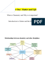 Chapter One: Matter and Life: What Is Chemistry and Why Is It Important?