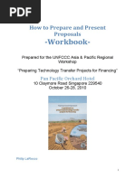 Workbook : How To Prepare and Present Proposals