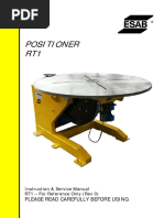 Positioner RT1: Please Read Carefully Before Using