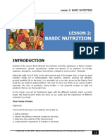 Basic Nutrition: Lesson 2