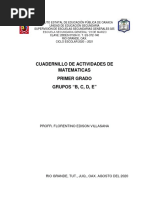 Cuadernillo de Matematicas