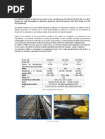 Especificaciones Técnicas de Varillas y Accesorios