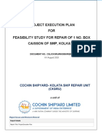 Project Execution Plan FOR Feasibility Study For Repair of 1 No. Box Caisson of SMP, Kolkata