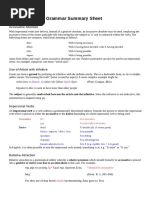 Grammar Summary Sheet: Accusative Absolute