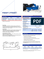 P800P1/P900E1: Output Ratings Ratings and Performance Data