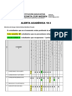 Alerta Académica 2 Periodo 10-3