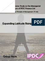 Expanding Latitude Rising Unbound: A Comprehensive Study On The Managerial Structure of IPDC Finance LTD