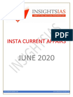 INSTA June 2020 Current Affairs Compilation PDF