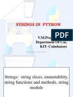 V.M.Prabhakaran, Department of Cse, KIT-Coimbatore: Problem Solving and Python Programming 1