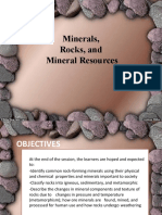 Minerals, Rocks, and Mineral Resources