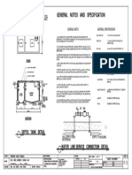 General Notes and Specification: Septic Tank Detail