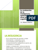 La Evaluación de La Inteligencia, Aptitudes y Otros Procesos Cognitivos. PDF